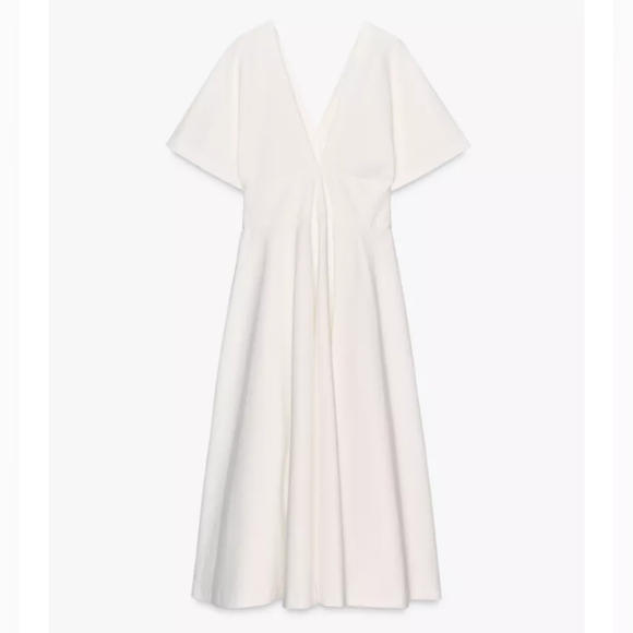 Zara ZW Collection Midi Button Dress - Picture 12 of 13